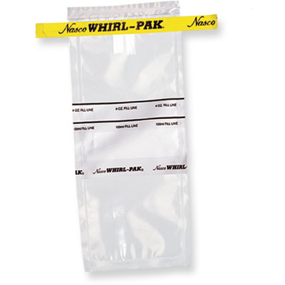 55oz Yellow tape write-on Whirl-Pak bag image